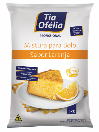 MISTURA PARA BOLO DE LARANJA 5KG PLÁSTICO